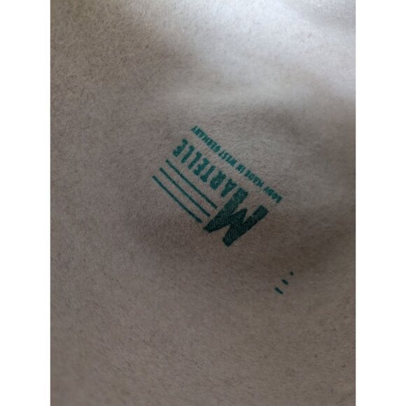 Vintage Martelle Faux Fur Cloche Hat With Rhinestone Brooch Accent & Ribbon - Picture 5 of 7